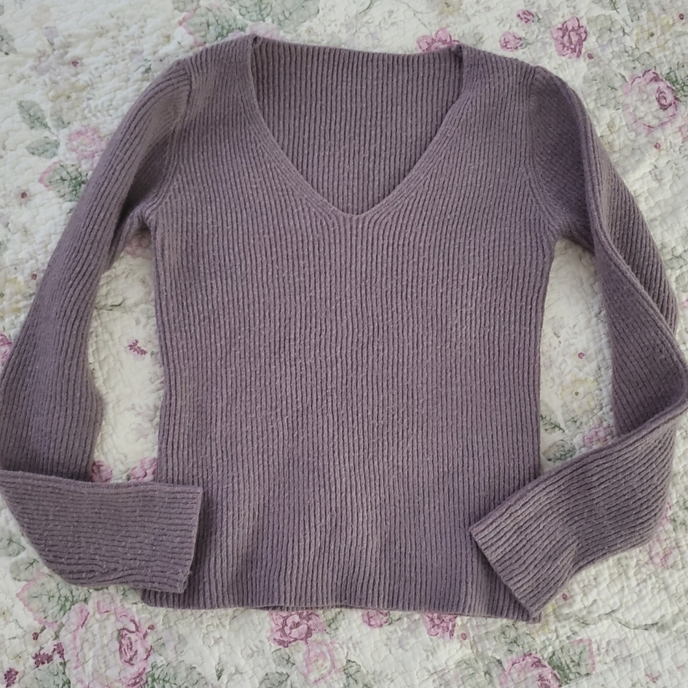Knit Taupe Brown Sweater
